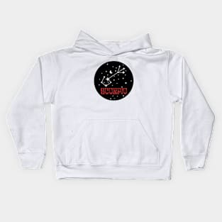 Scorpio constellation Kids Hoodie